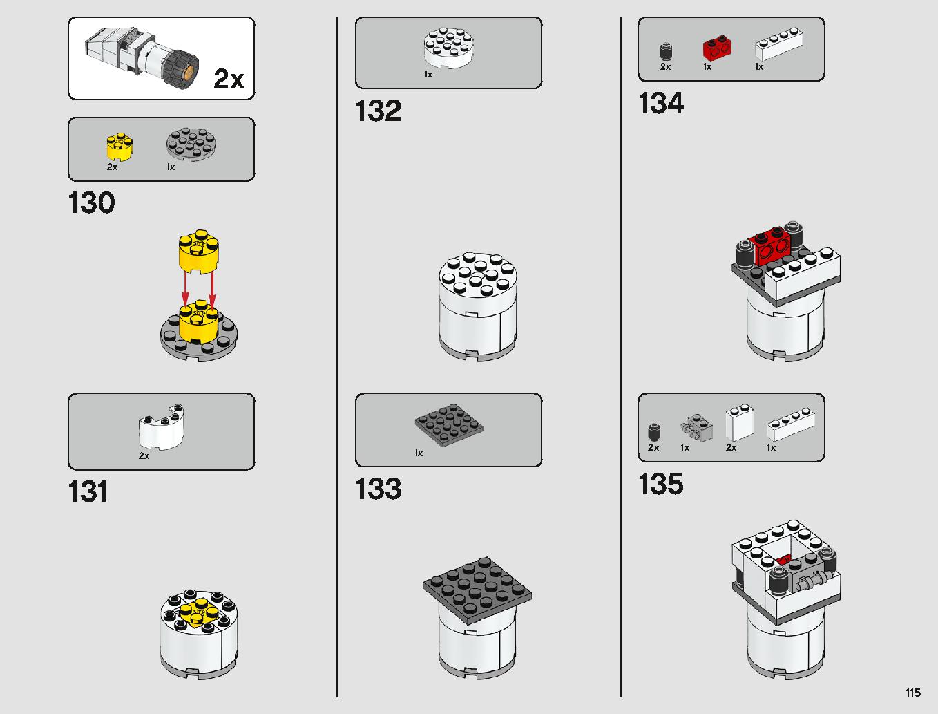 タンティブIV™ 75244 レゴの商品情報 レゴの説明書・組立方法 115 page