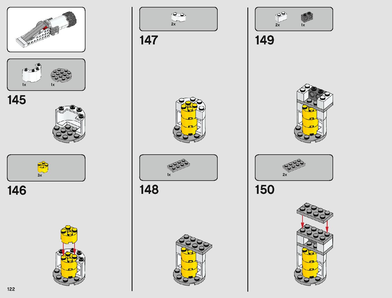 Tantive IV 75244 LEGO information LEGO instructions 122 page