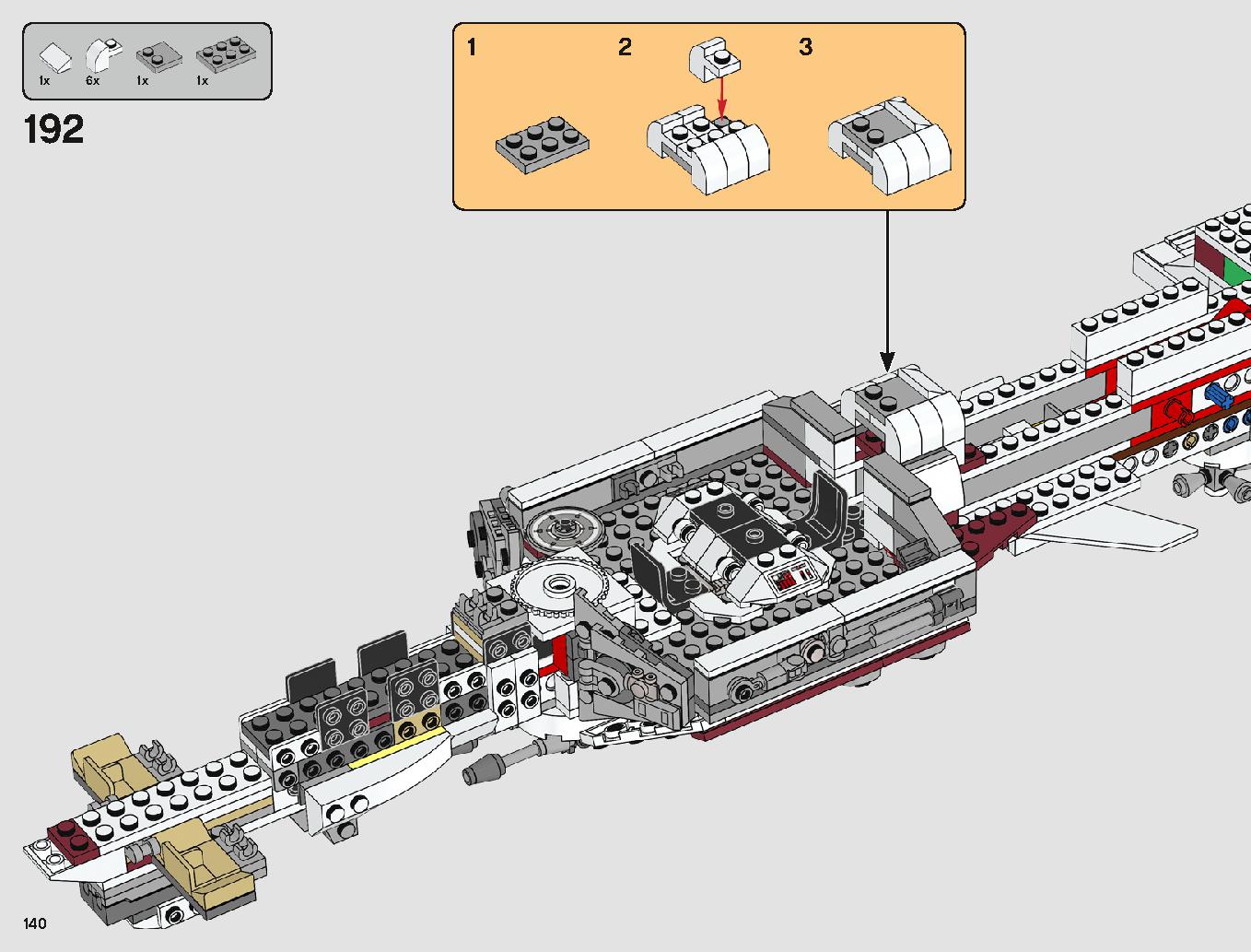 タンティブIV™ 75244 レゴの商品情報 レゴの説明書・組立方法 140 page