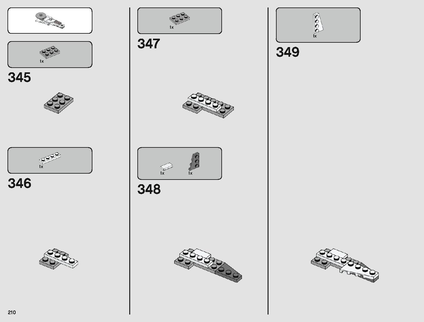 タンティブIV™ 75244 レゴの商品情報 レゴの説明書・組立方法 210 page