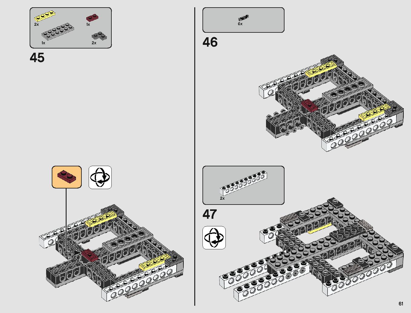 タンティブIV™ 75244 レゴの商品情報 レゴの説明書・組立方法 61 page