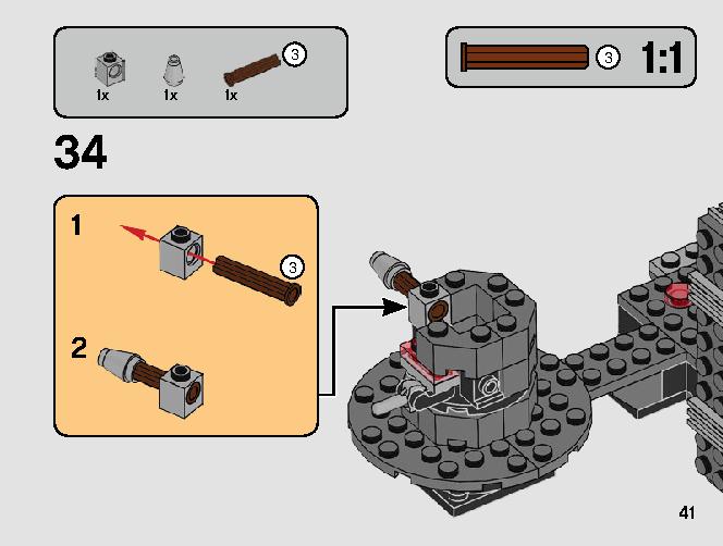 Death Star Cannon 75246 LEGO information LEGO instructions 41 page