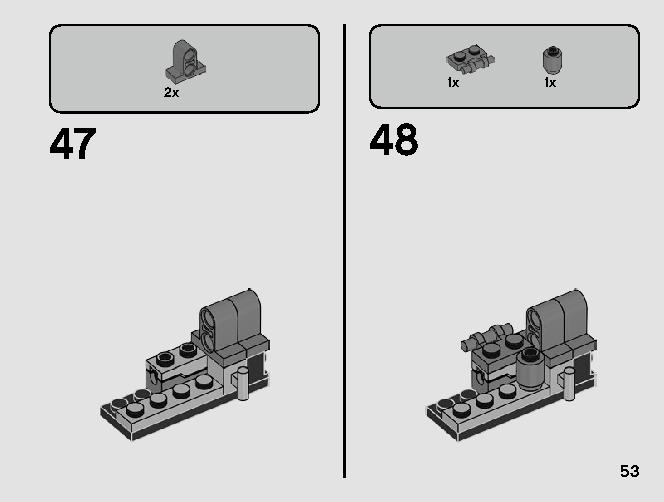 デス・スター・キャノン 75246 レゴの商品情報 レゴの説明書・組立方法 53 page