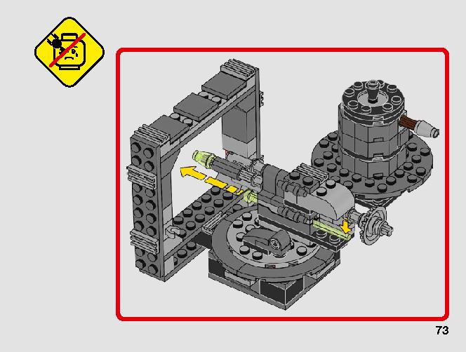 デス・スター・キャノン 75246 レゴの商品情報 レゴの説明書・組立方法 73 page