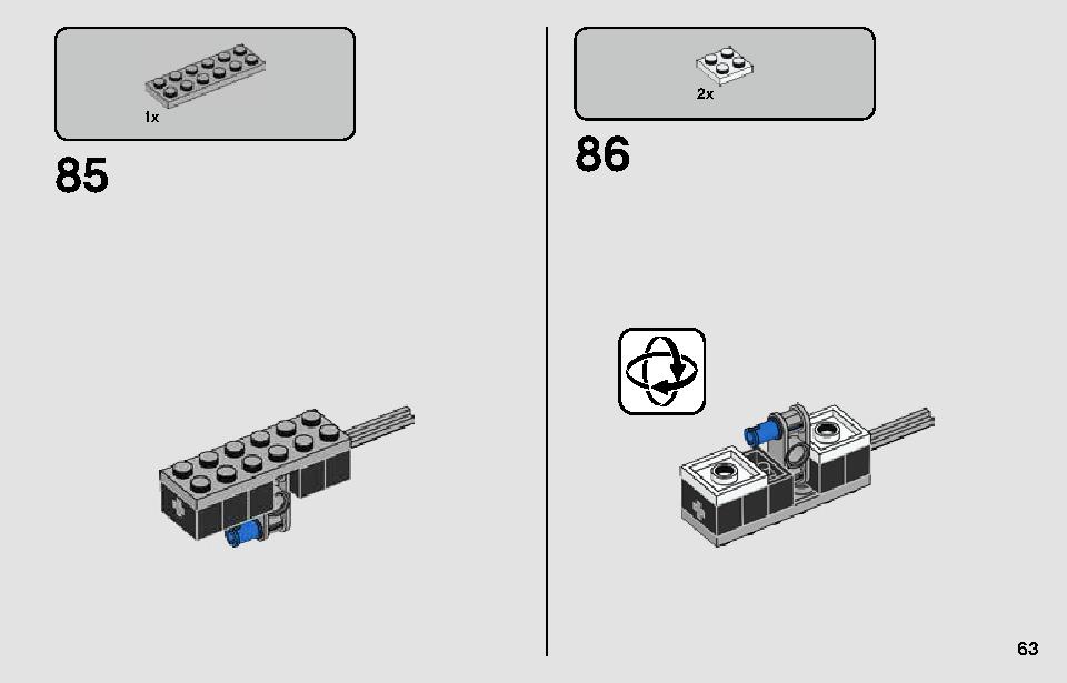 Resistance A-Wing Starfighter 75248 LEGO information LEGO instructions 63 page