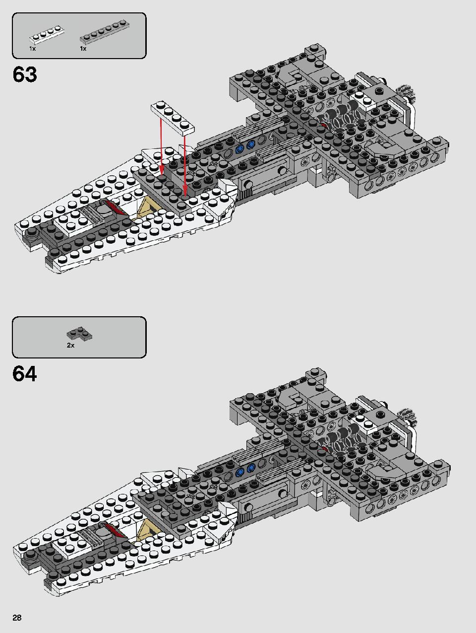 Resistance Y-Wing Starfighter 75249 LEGO information LEGO instructions 28 page