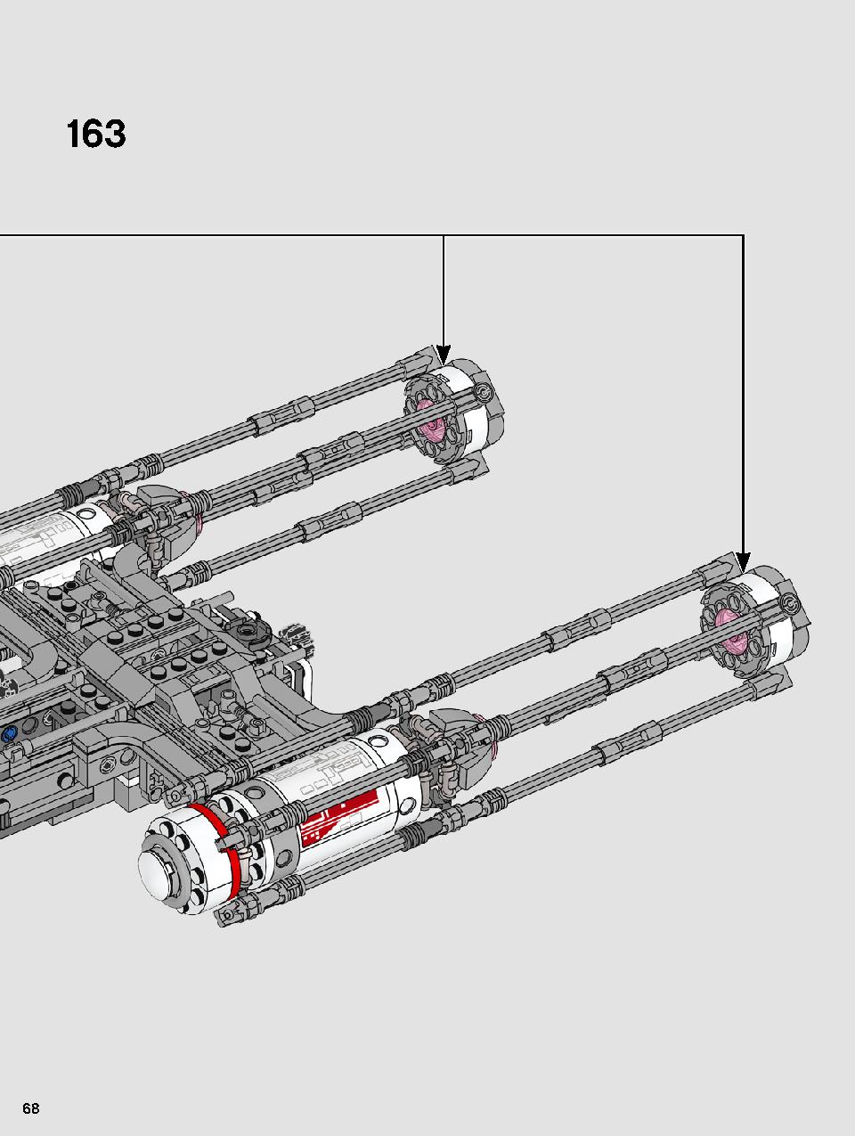 Resistance Y-Wing Starfighter 75249 LEGO information LEGO instructions 68 page