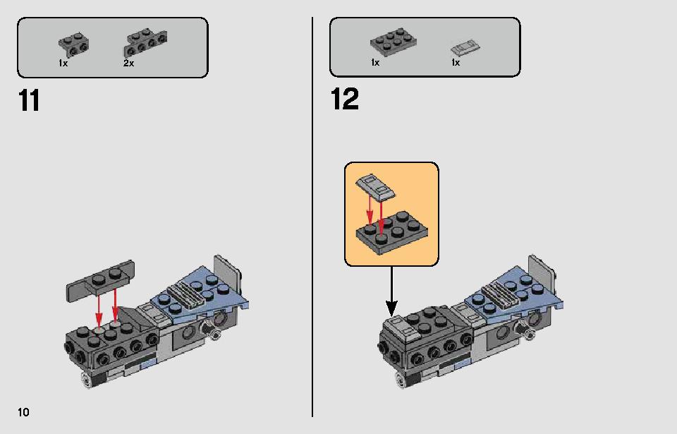 Pasaana Speeder Chase 75250 LEGO information LEGO instructions 10 page