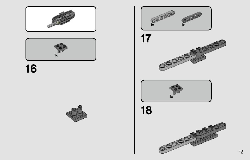 Pasaana Speeder Chase 75250 LEGO information LEGO instructions 13 page