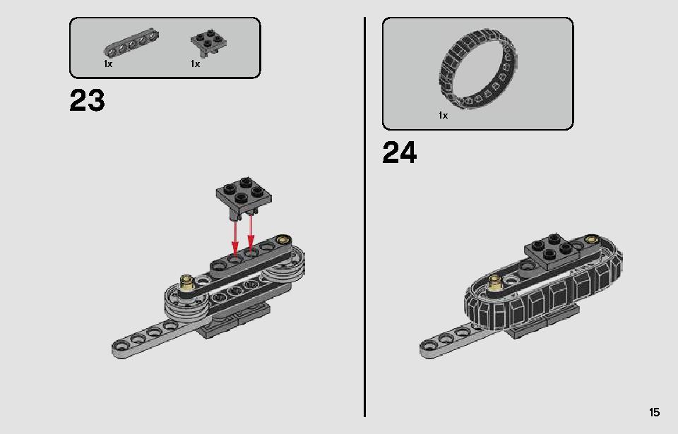 Pasaana Speeder Chase 75250 LEGO information LEGO instructions 15 page