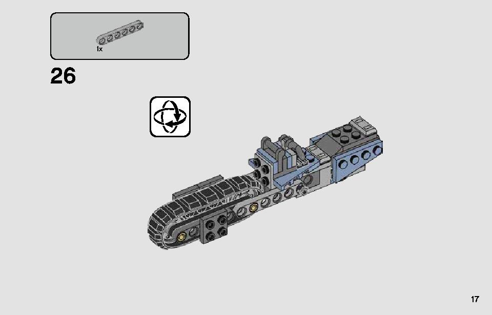 Pasaana Speeder Chase 75250 LEGO information LEGO instructions 17 page