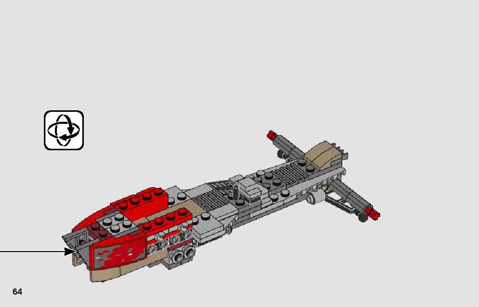 Pasaana Speeder Chase 75250 LEGO information LEGO instructions 64 page