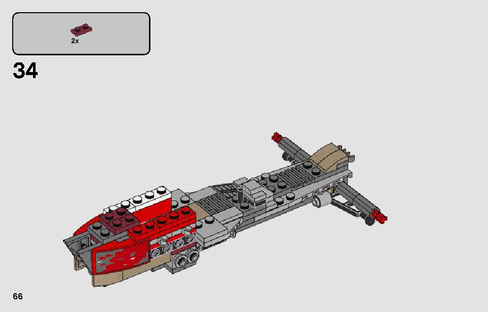 Pasaana Speeder Chase 75250 LEGO information LEGO instructions 66 page