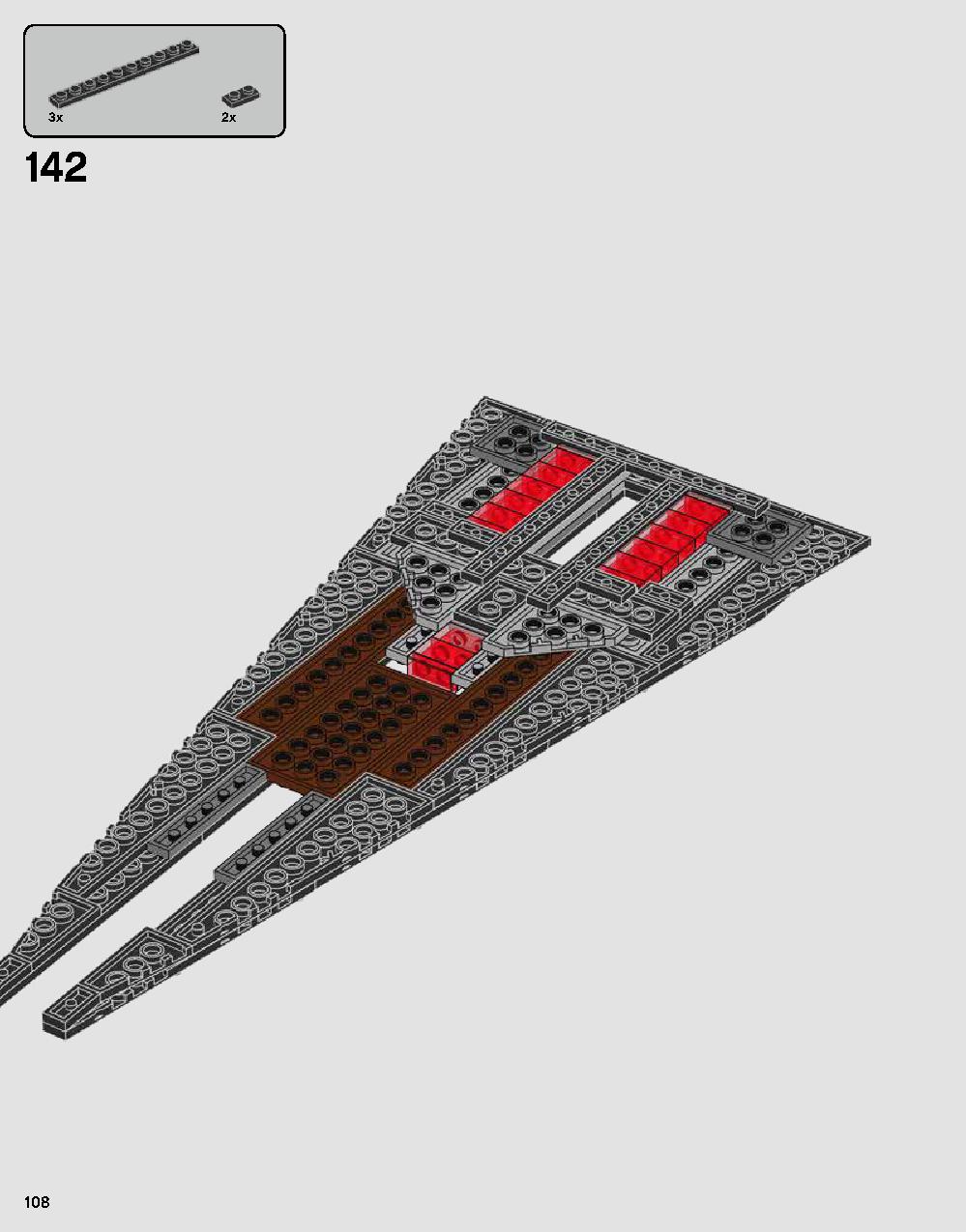 Darth Vader's Castle 75251 LEGO information LEGO instructions 108 page