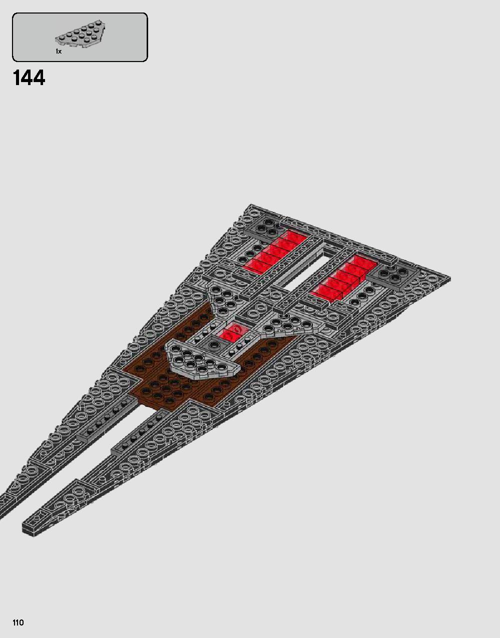 Darth Vader's Castle 75251 LEGO information LEGO instructions 110 page