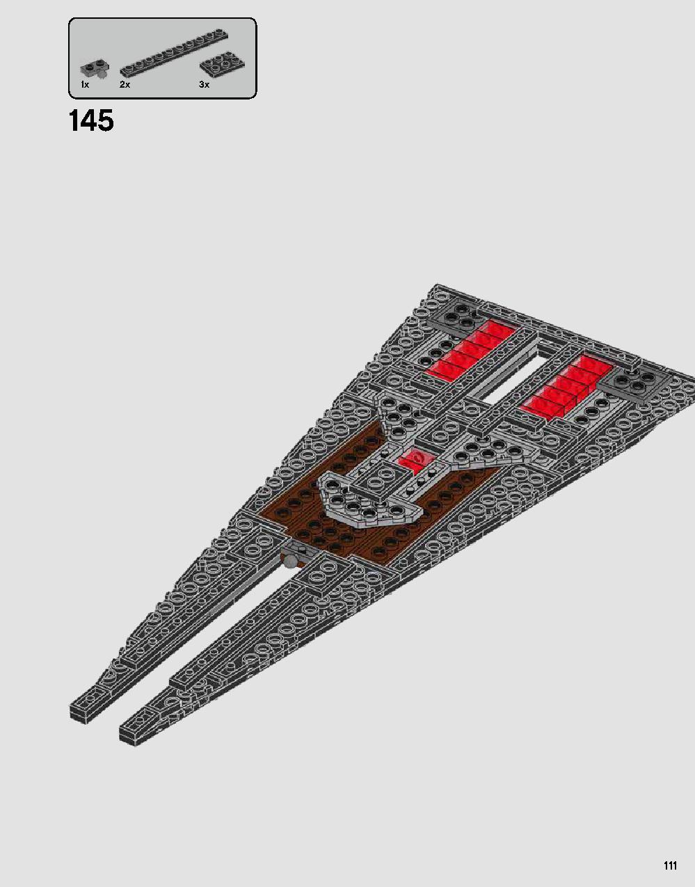 Darth Vader's Castle 75251 LEGO information LEGO instructions 111 page