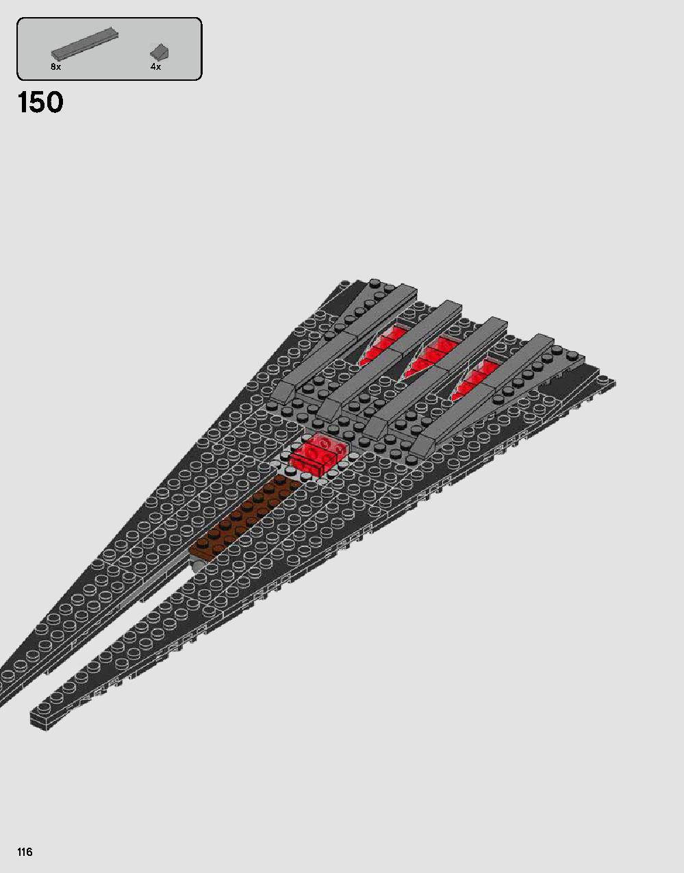 Darth Vader's Castle 75251 LEGO information LEGO instructions 116 page