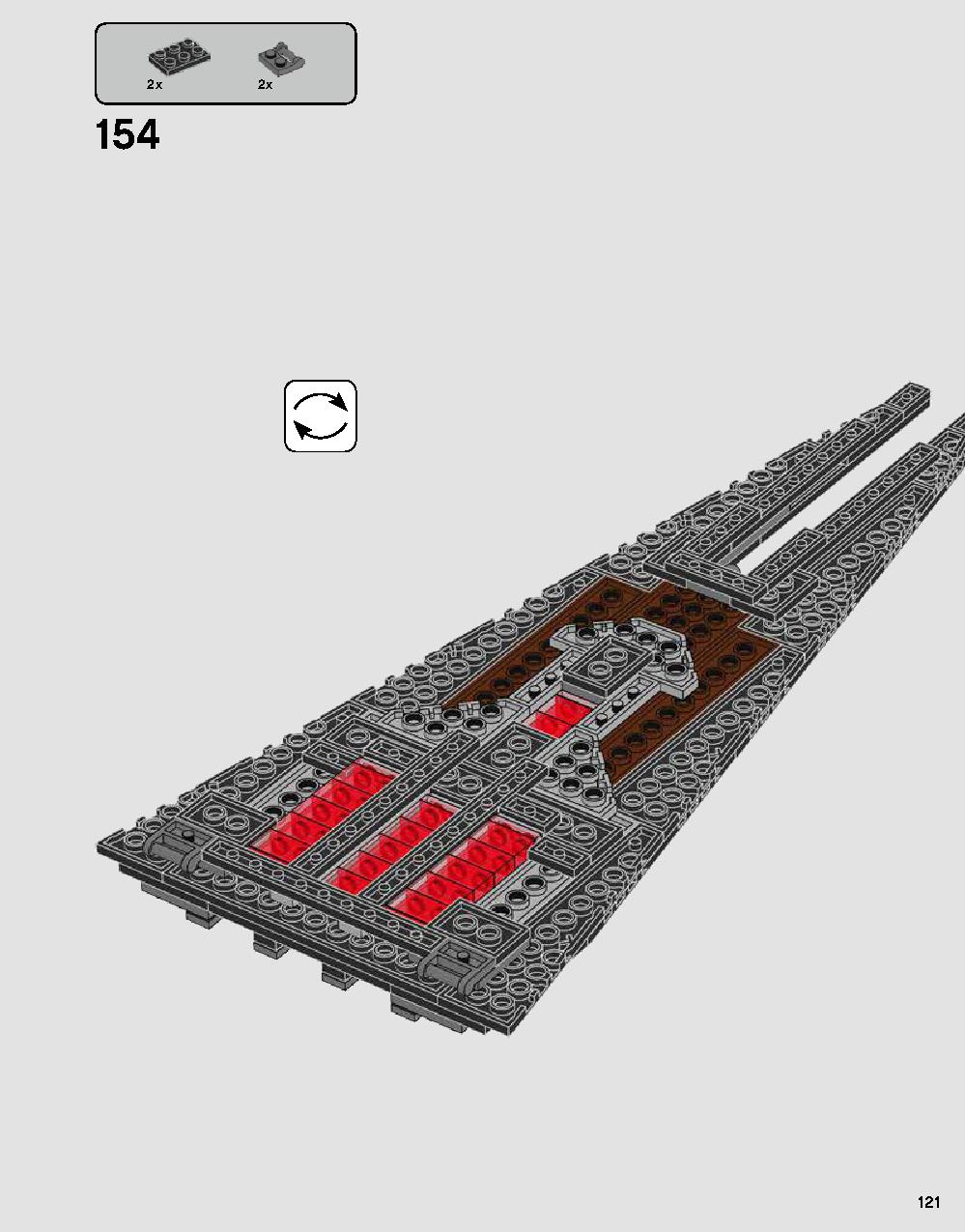 Darth Vader's Castle 75251 LEGO information LEGO instructions 121 page