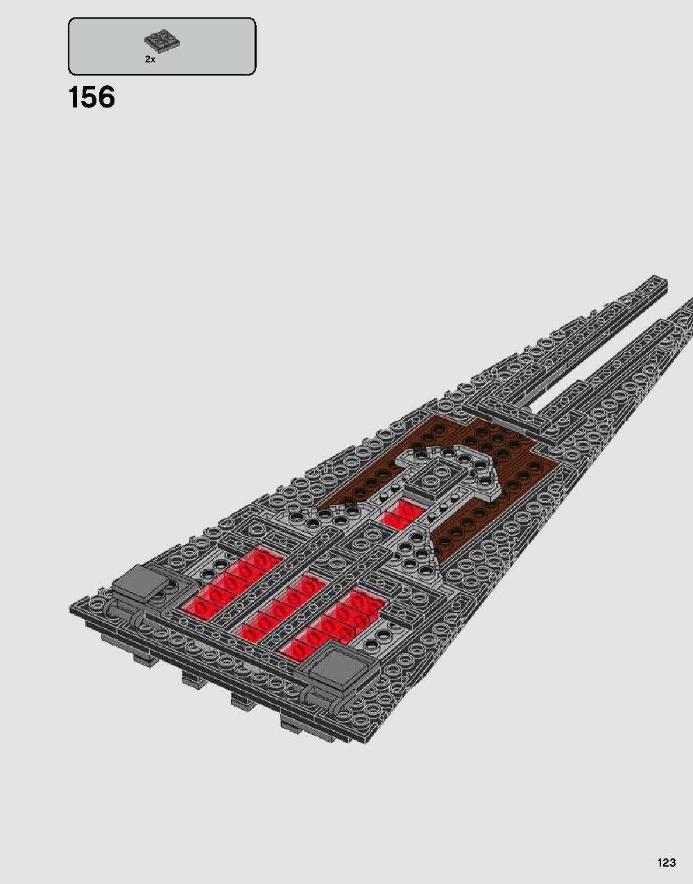 Darth Vader's Castle 75251 LEGO information LEGO instructions 123 page