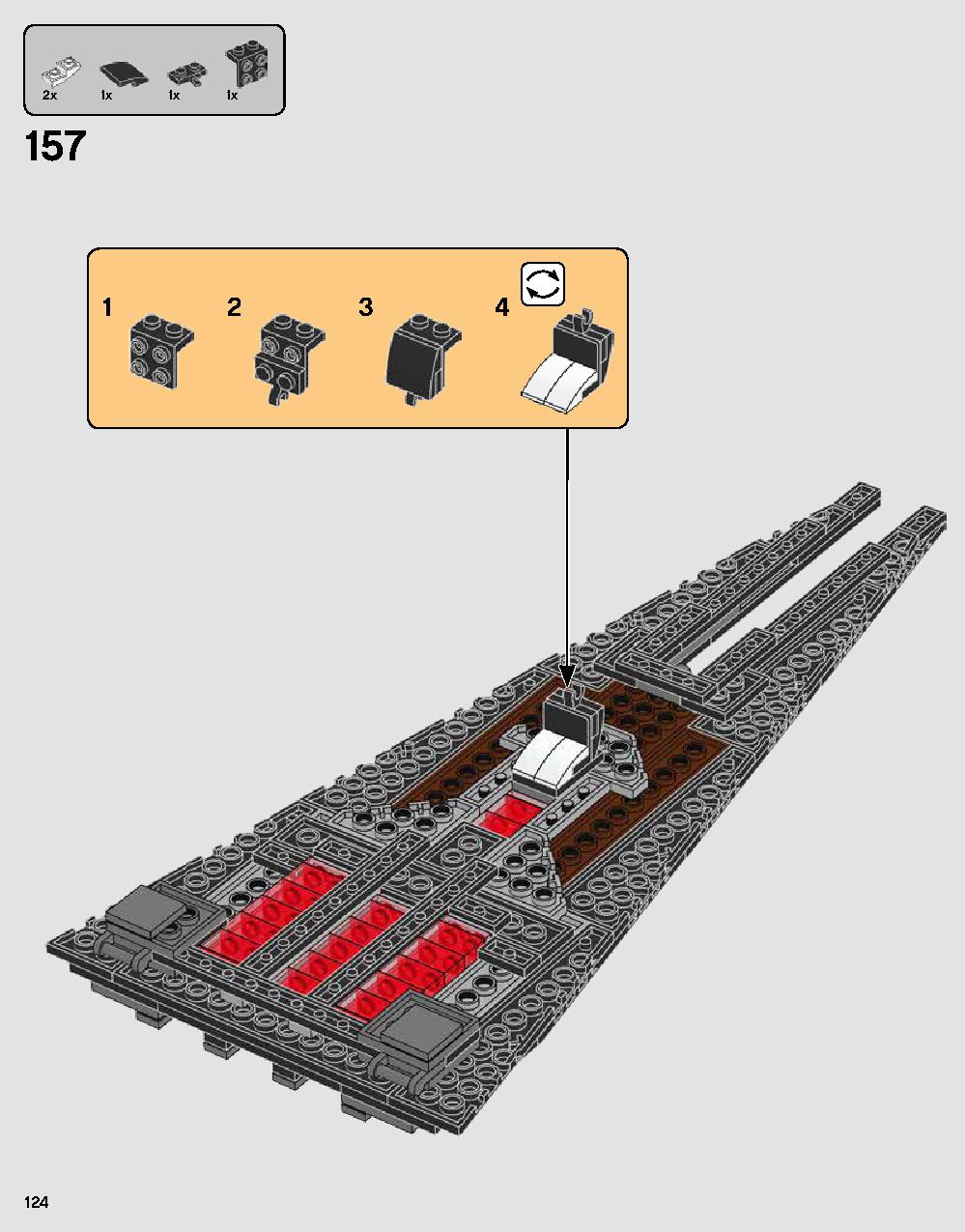 ダース・ベイダーの城 75251 レゴの商品情報 レゴの説明書・組立方法 124 page