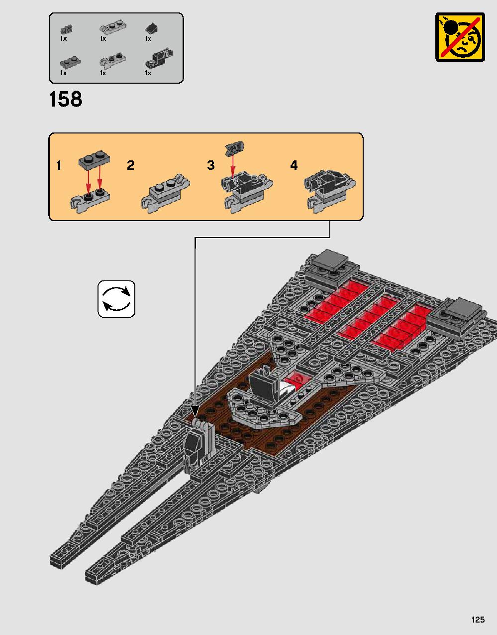 Darth Vader's Castle 75251 LEGO information LEGO instructions 125 page