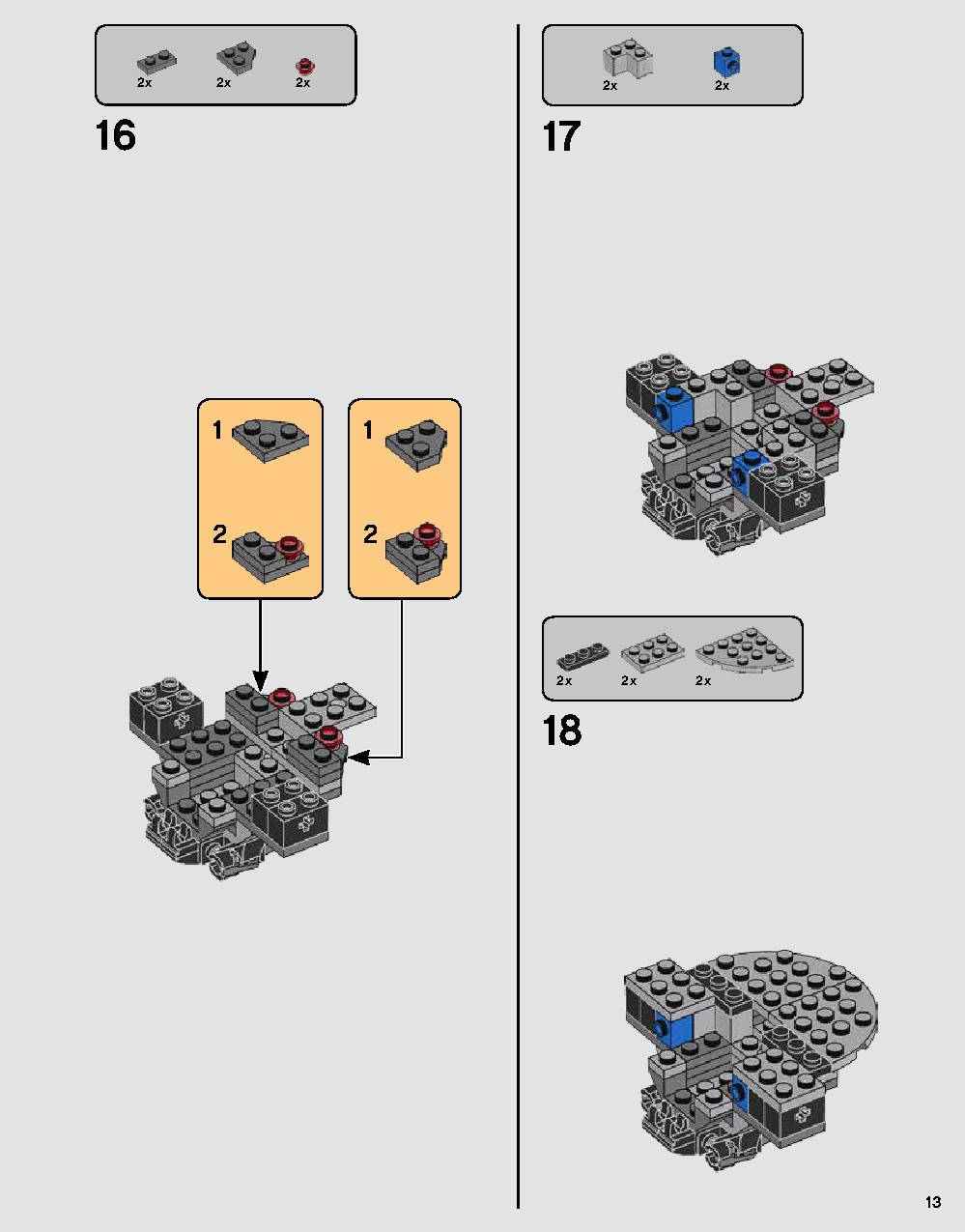 Darth Vader's Castle 75251 LEGO information LEGO instructions 13 page