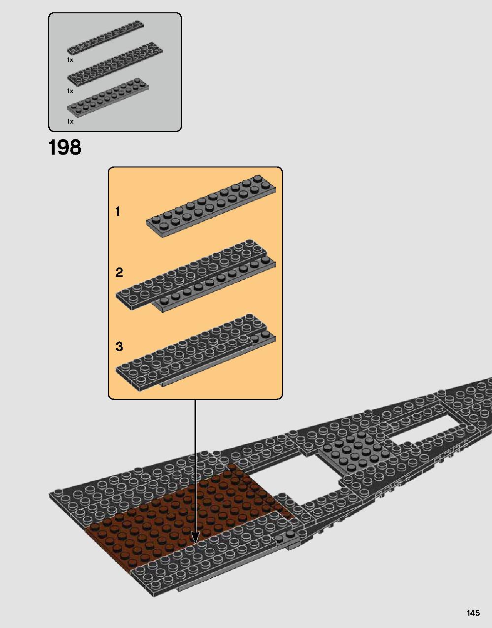 ダース・ベイダーの城 75251 レゴの商品情報 レゴの説明書・組立方法 145 page