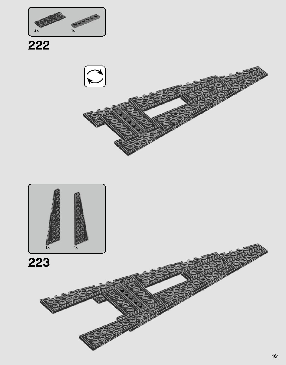 Darth Vader's Castle 75251 LEGO information LEGO instructions 161 page