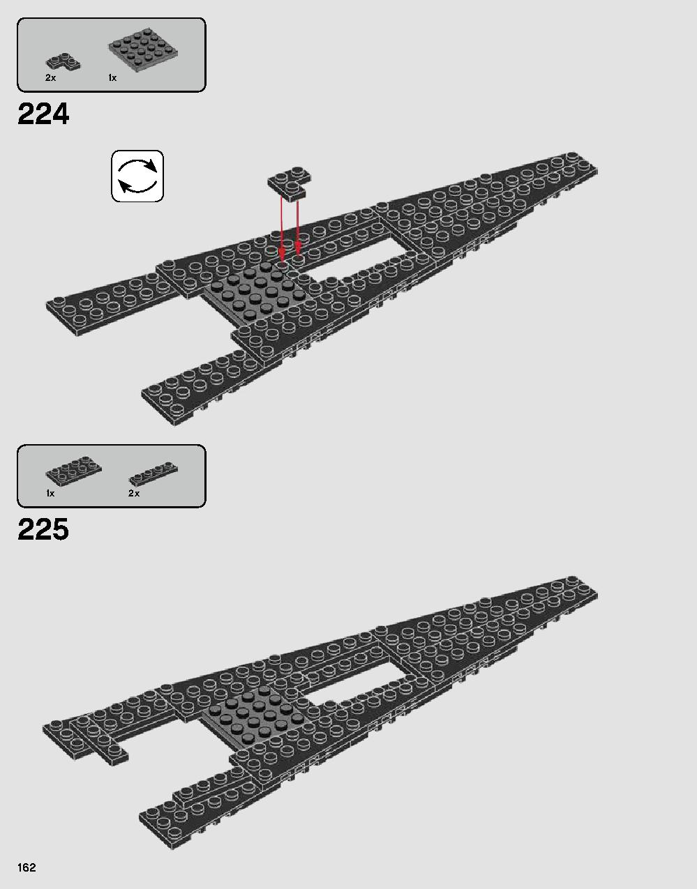 Darth Vader's Castle 75251 LEGO information LEGO instructions 162 page