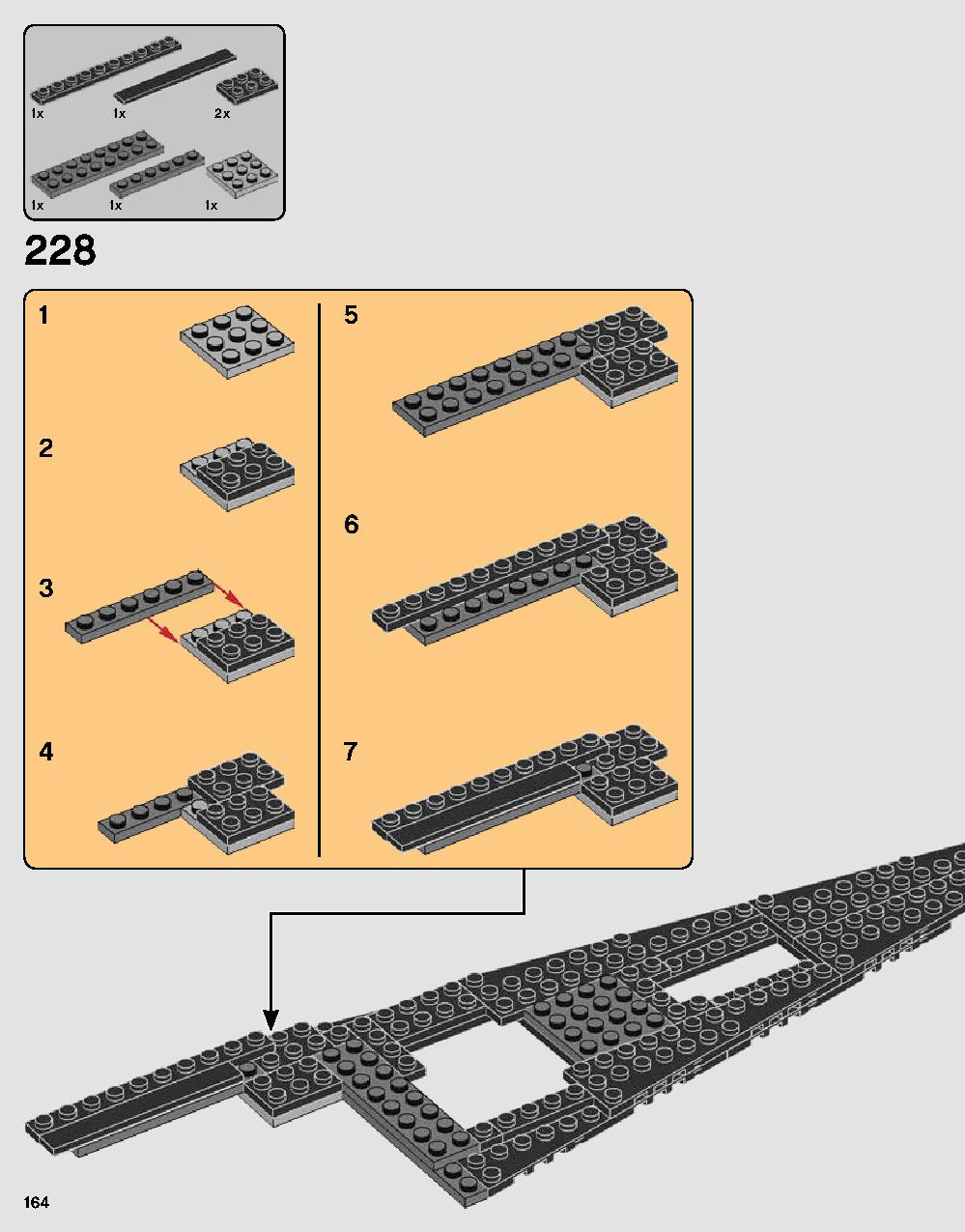 Darth Vader's Castle 75251 LEGO information LEGO instructions 164 page