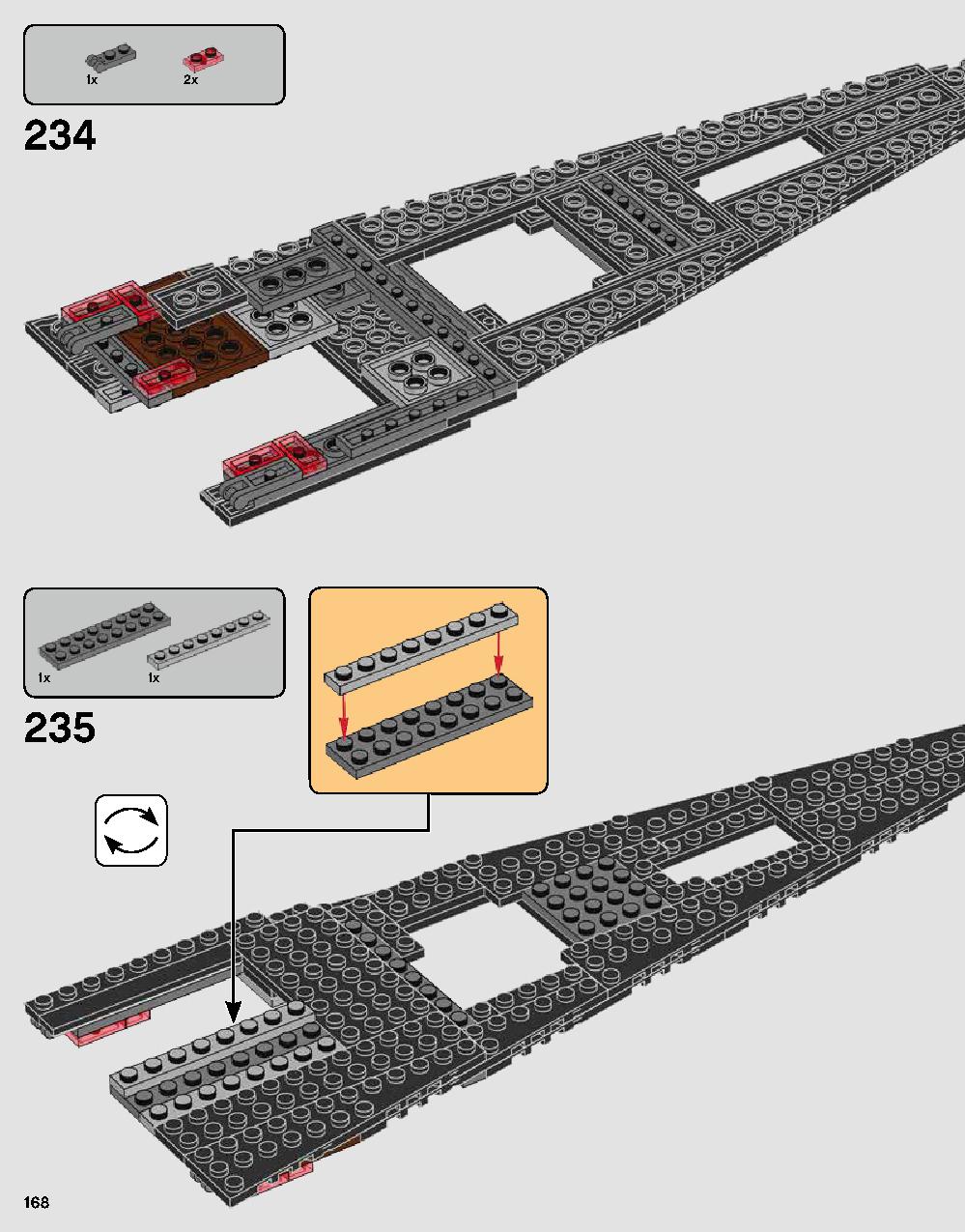 Darth Vader's Castle 75251 LEGO information LEGO instructions 168 page