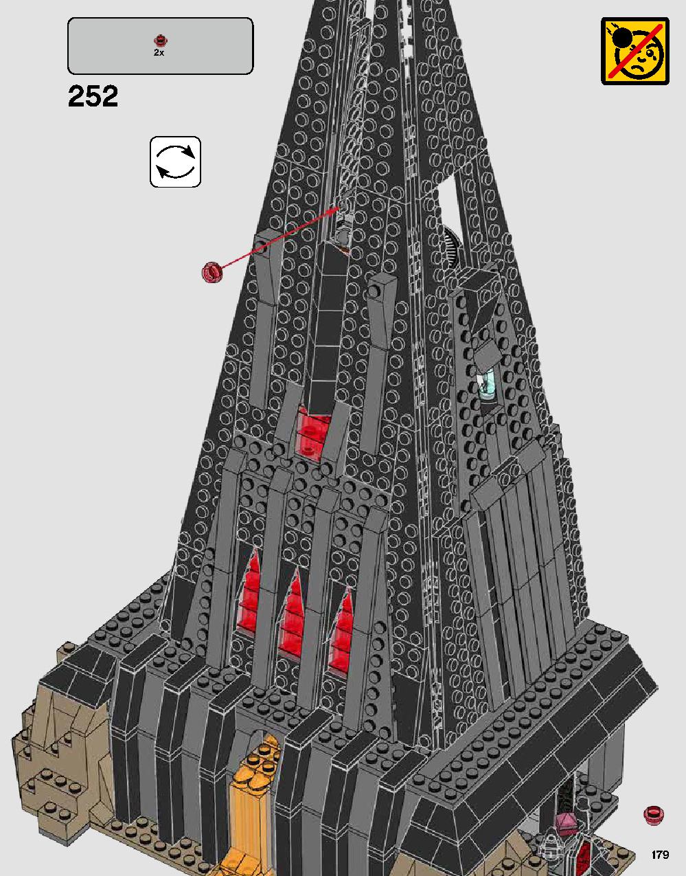 Darth Vader's Castle 75251 LEGO information LEGO instructions 179 page