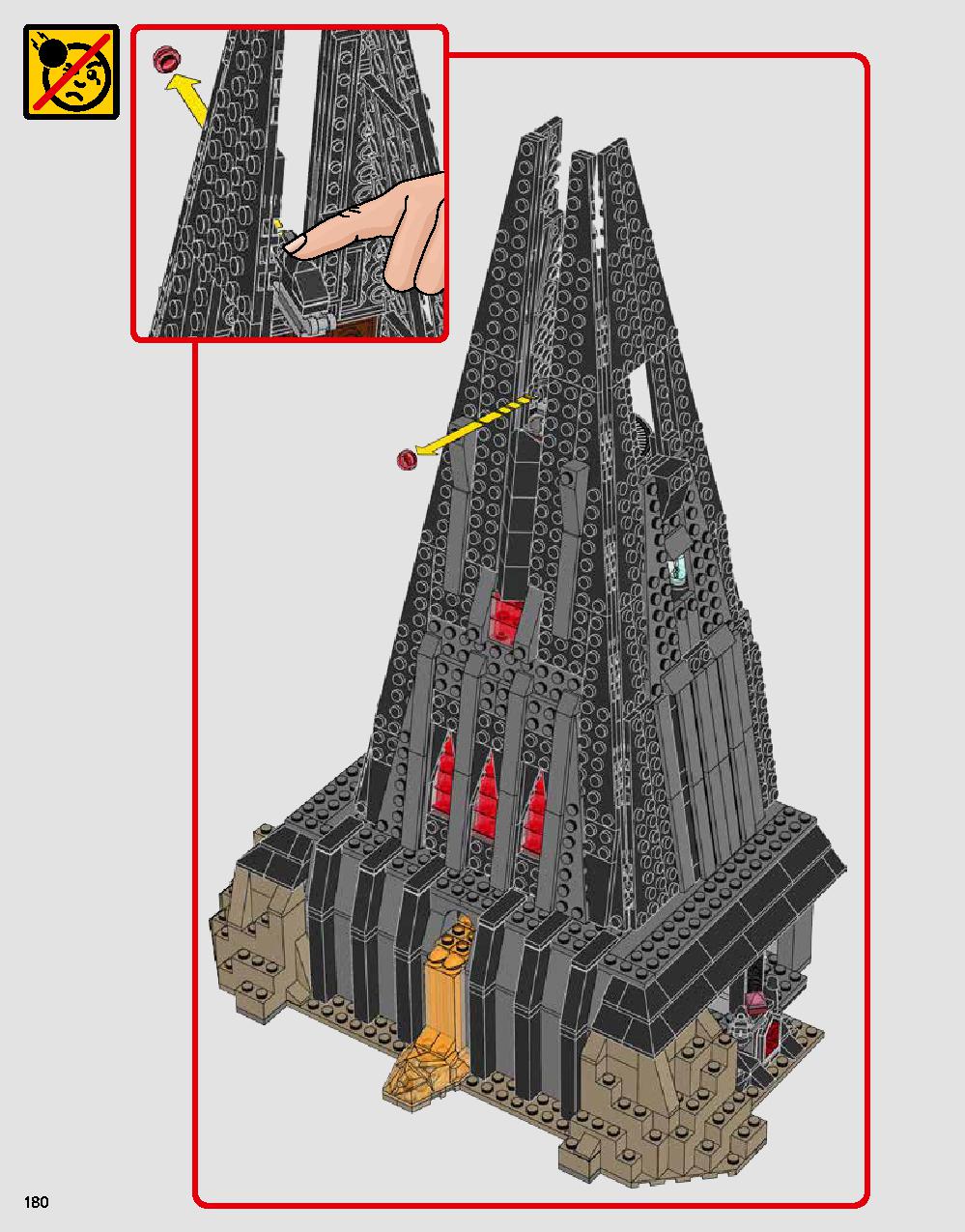 Darth Vader's Castle 75251 LEGO information LEGO instructions 180 page