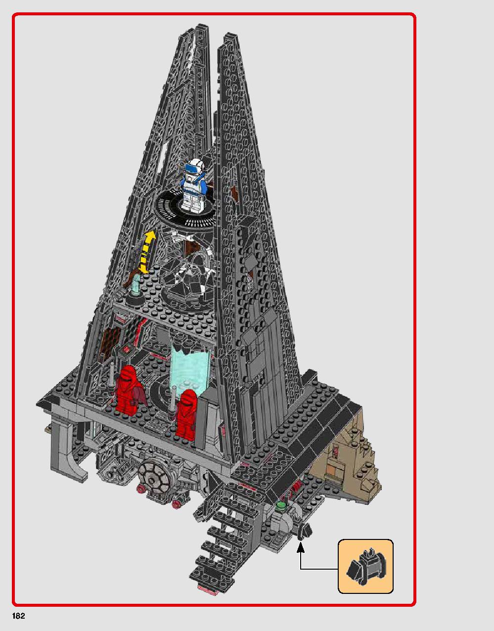 Darth Vader's Castle 75251 LEGO information LEGO instructions 182 page