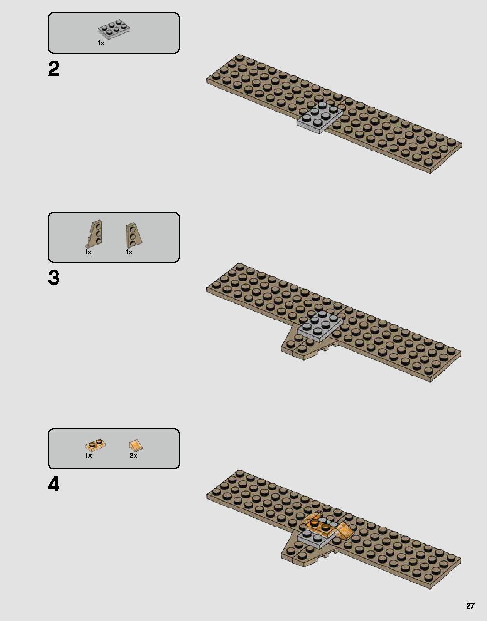 Darth Vader's Castle 75251 LEGO information LEGO instructions 27 page