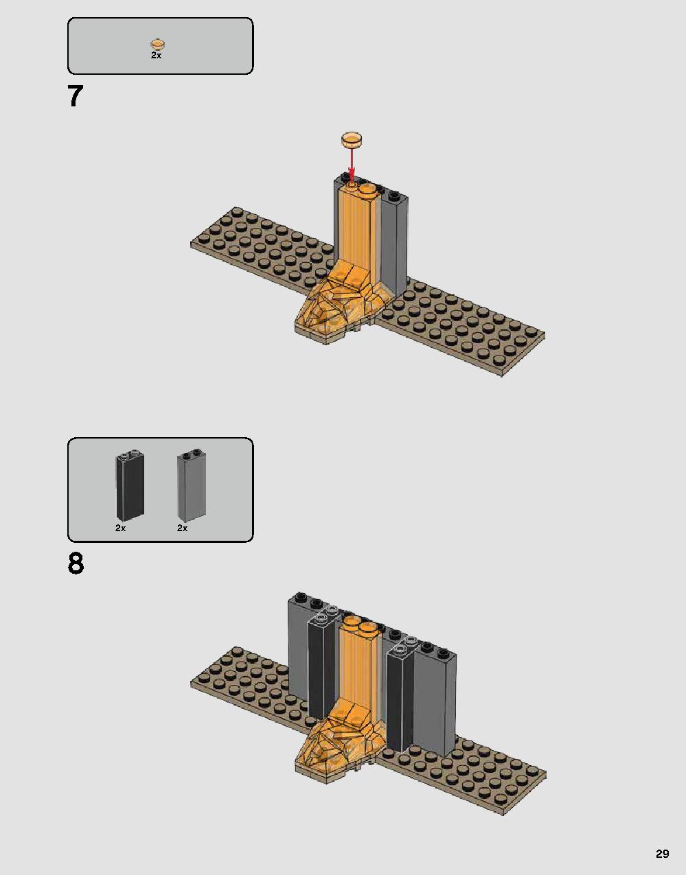 Darth Vader's Castle 75251 LEGO information LEGO instructions 29 page