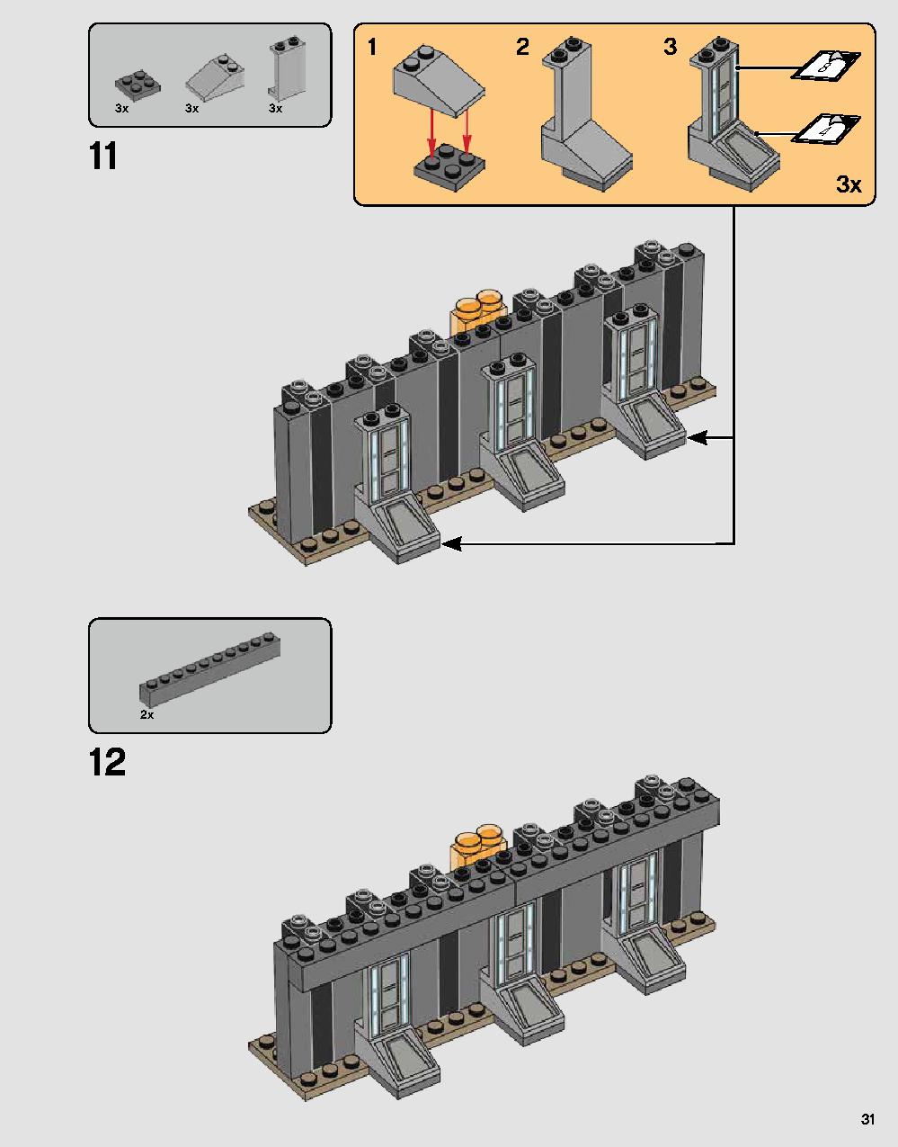 Darth Vader's Castle 75251 LEGO information LEGO instructions 31 page