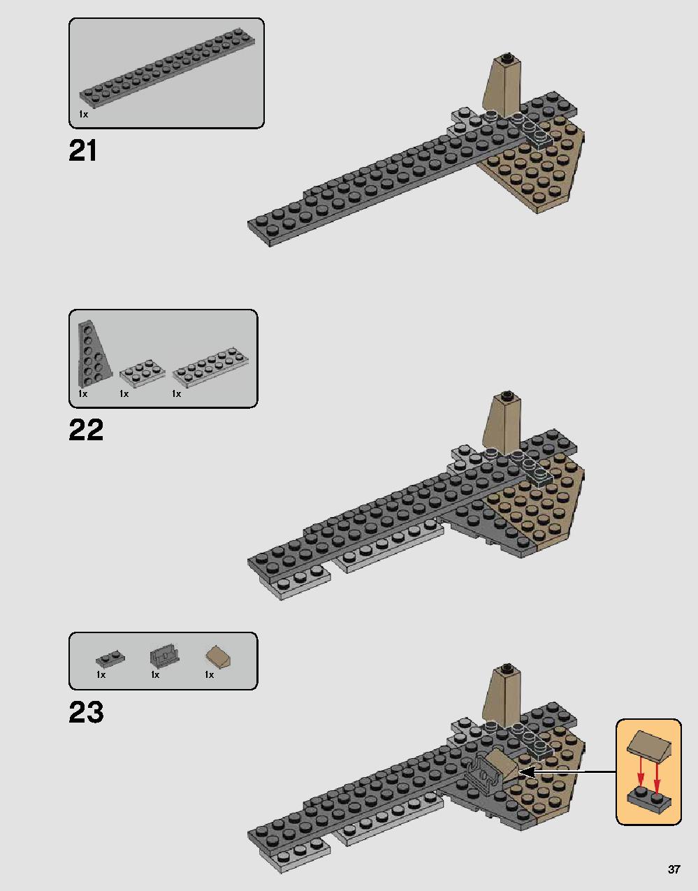 Darth Vader's Castle 75251 LEGO information LEGO instructions 37 page