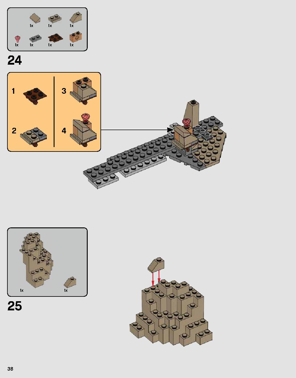 Darth Vader's Castle 75251 LEGO information LEGO instructions 38 page