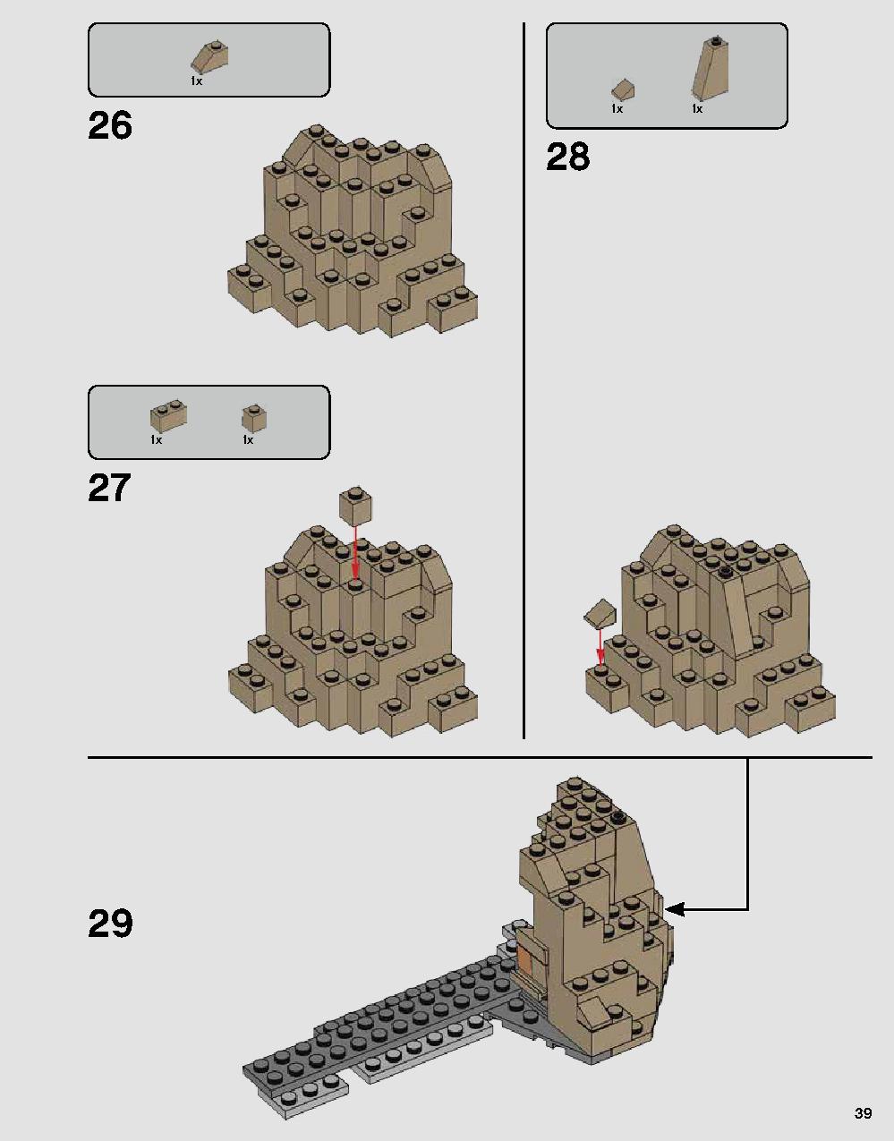 Darth Vader's Castle 75251 LEGO information LEGO instructions 39 page