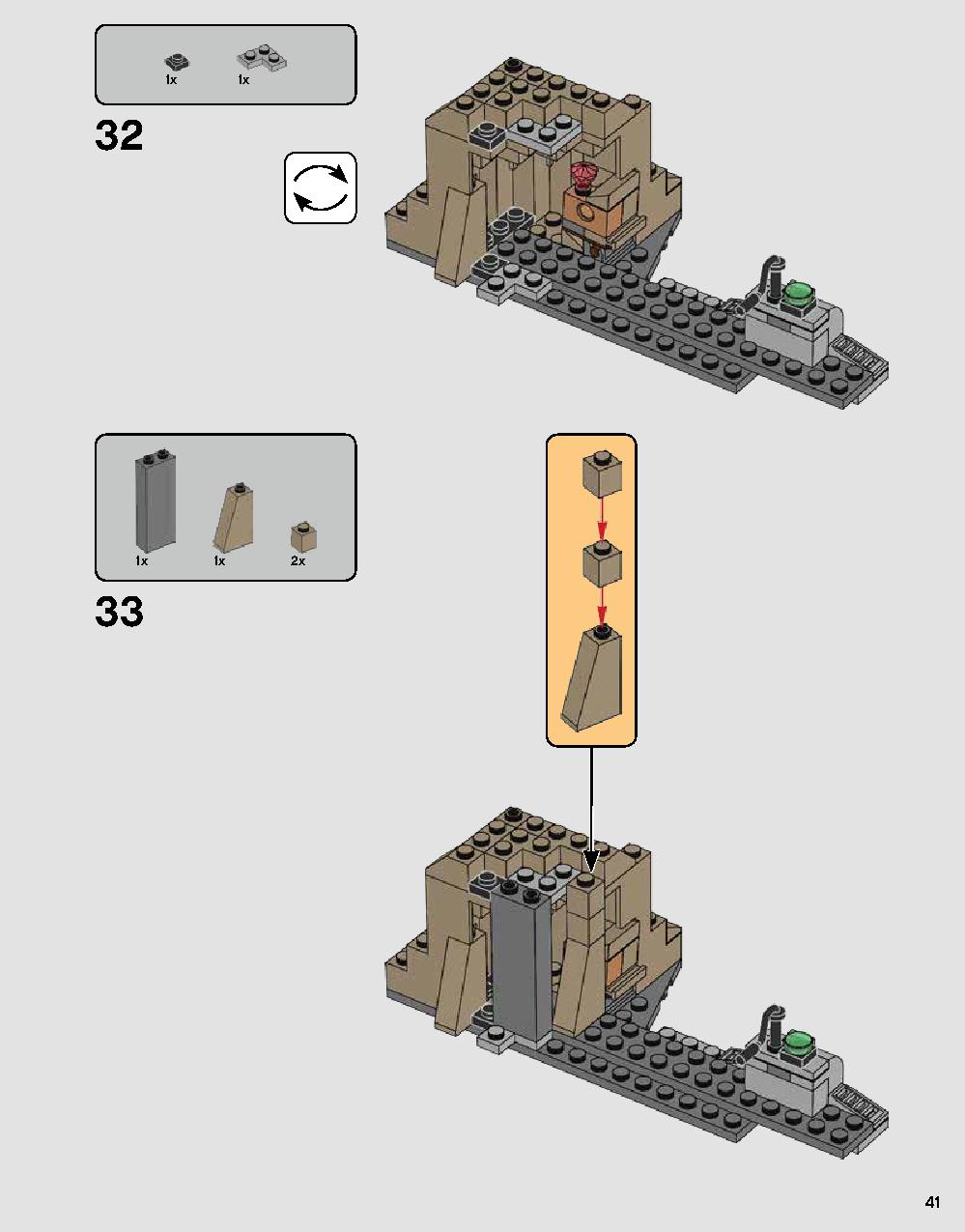Darth Vader's Castle 75251 LEGO information LEGO instructions 41 page