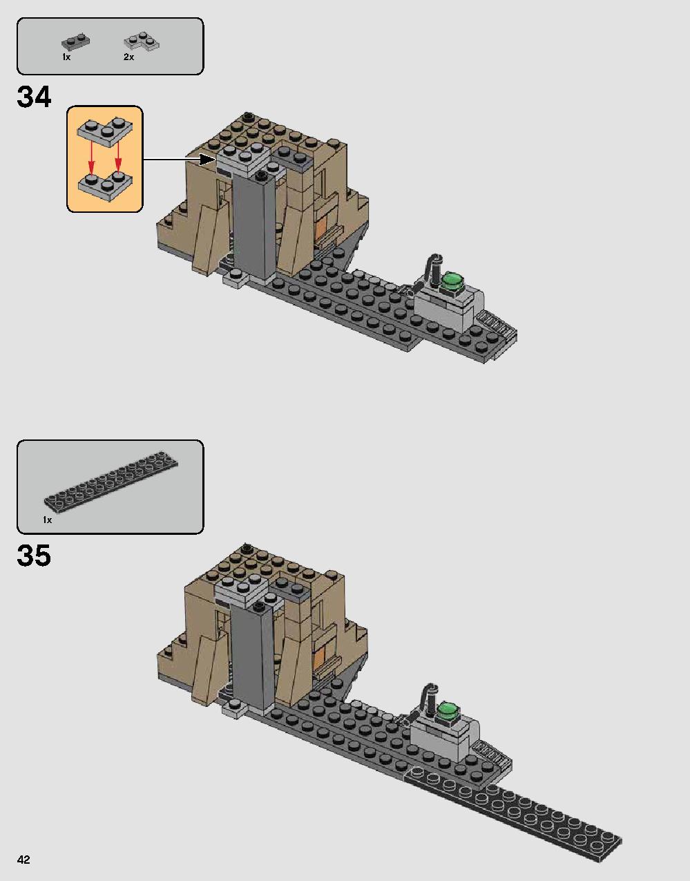 Darth Vader's Castle 75251 LEGO information LEGO instructions 42 page