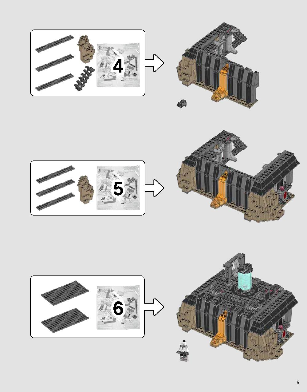 Darth Vader's Castle 75251 LEGO information LEGO instructions 5 page
