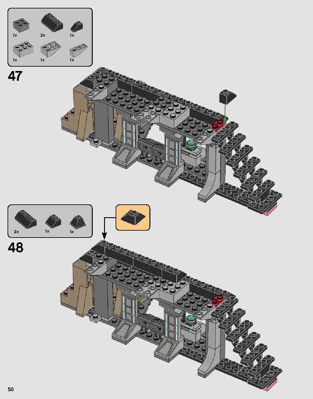 Darth Vader's Castle 75251 LEGO information LEGO instructions 50 page