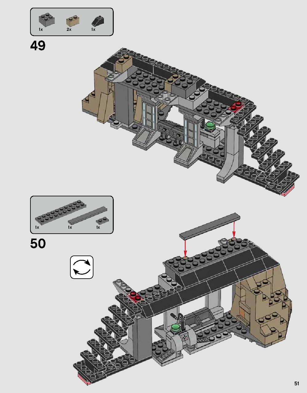 Darth Vader's Castle 75251 LEGO information LEGO instructions 51 page