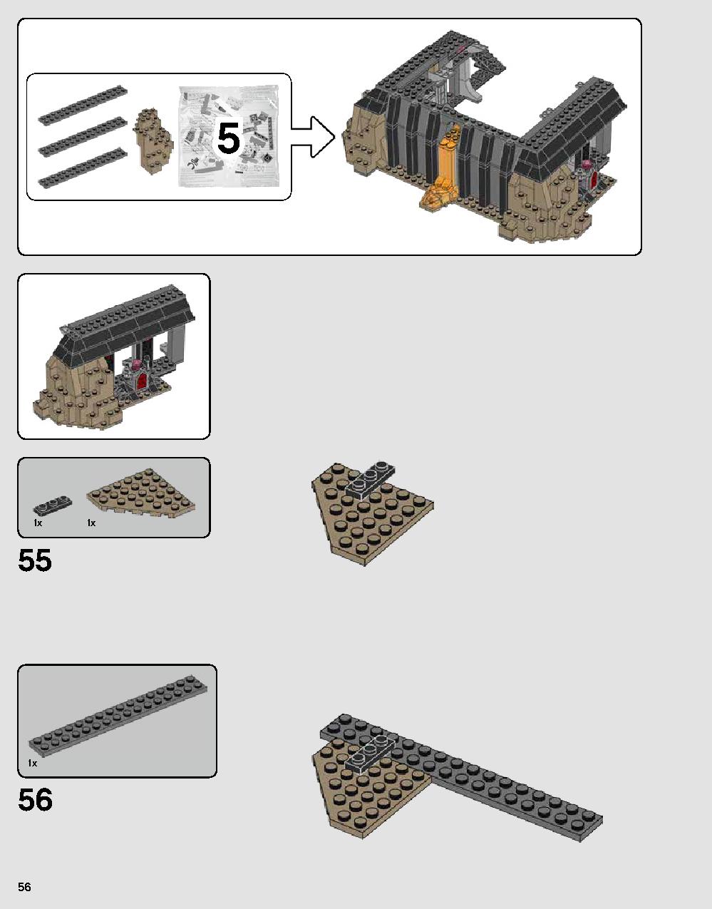 ダース・ベイダーの城 75251 レゴの商品情報 レゴの説明書・組立方法 56 page