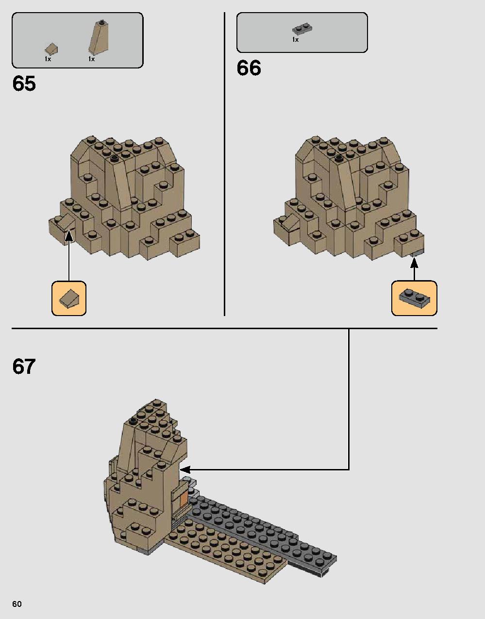 Darth Vader's Castle 75251 LEGO information LEGO instructions 60 page