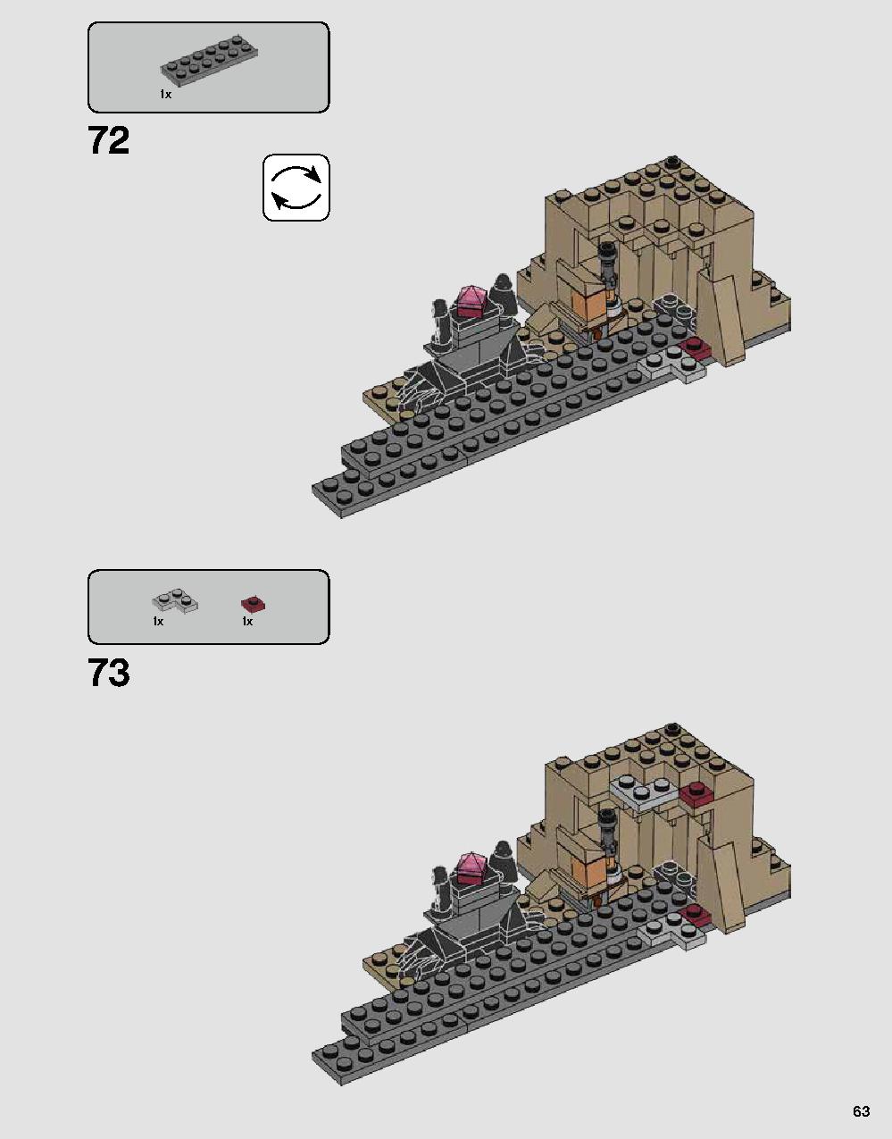 Darth Vader's Castle 75251 LEGO information LEGO instructions 63 page