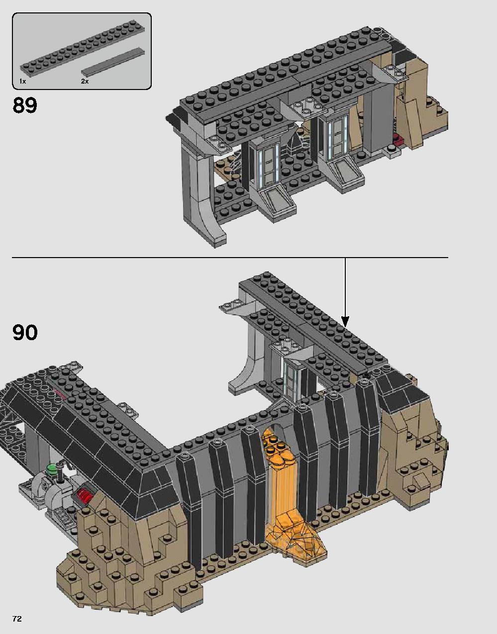 Darth Vader's Castle 75251 LEGO information LEGO instructions 72 page