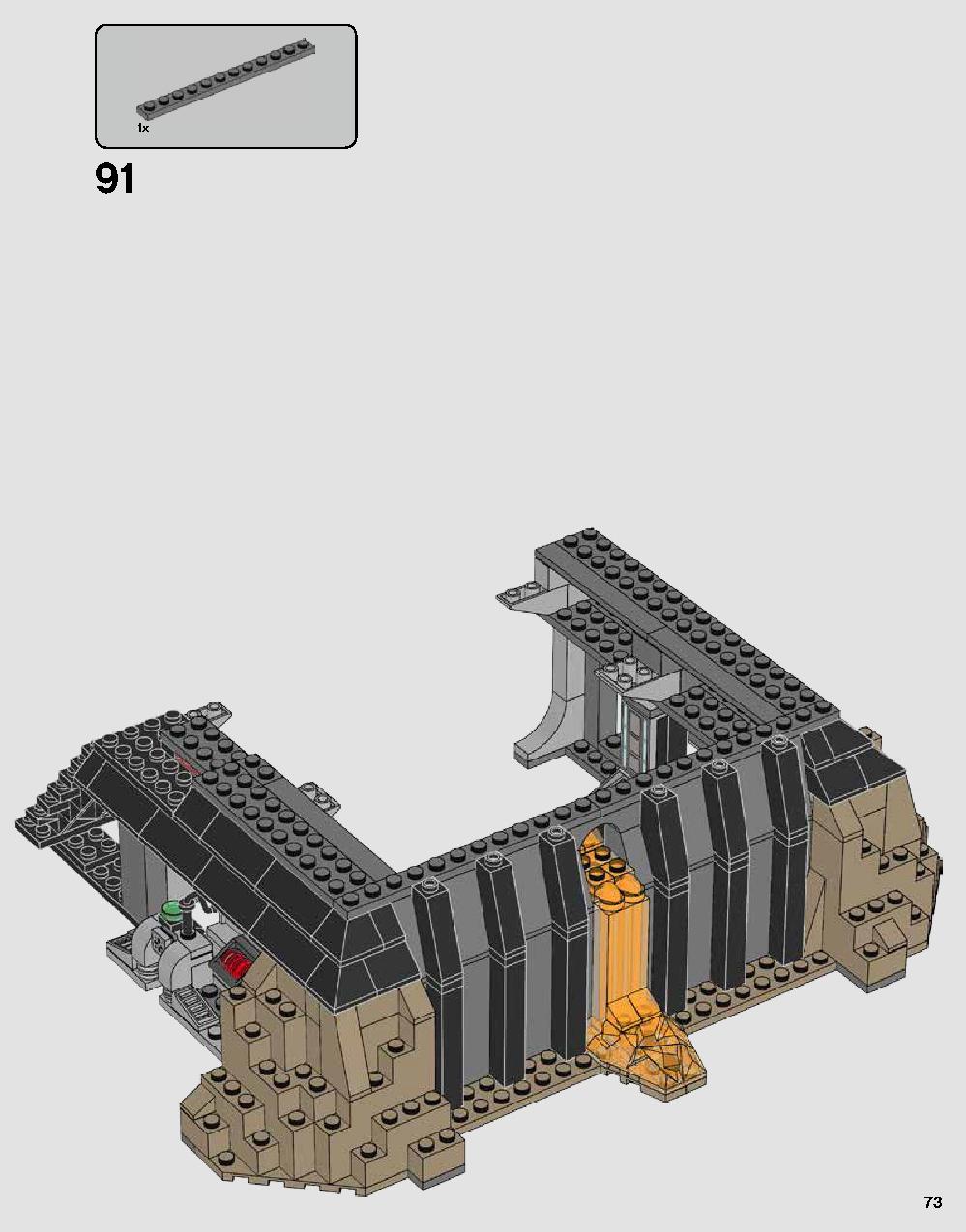 Darth Vader's Castle 75251 LEGO information LEGO instructions 73 page